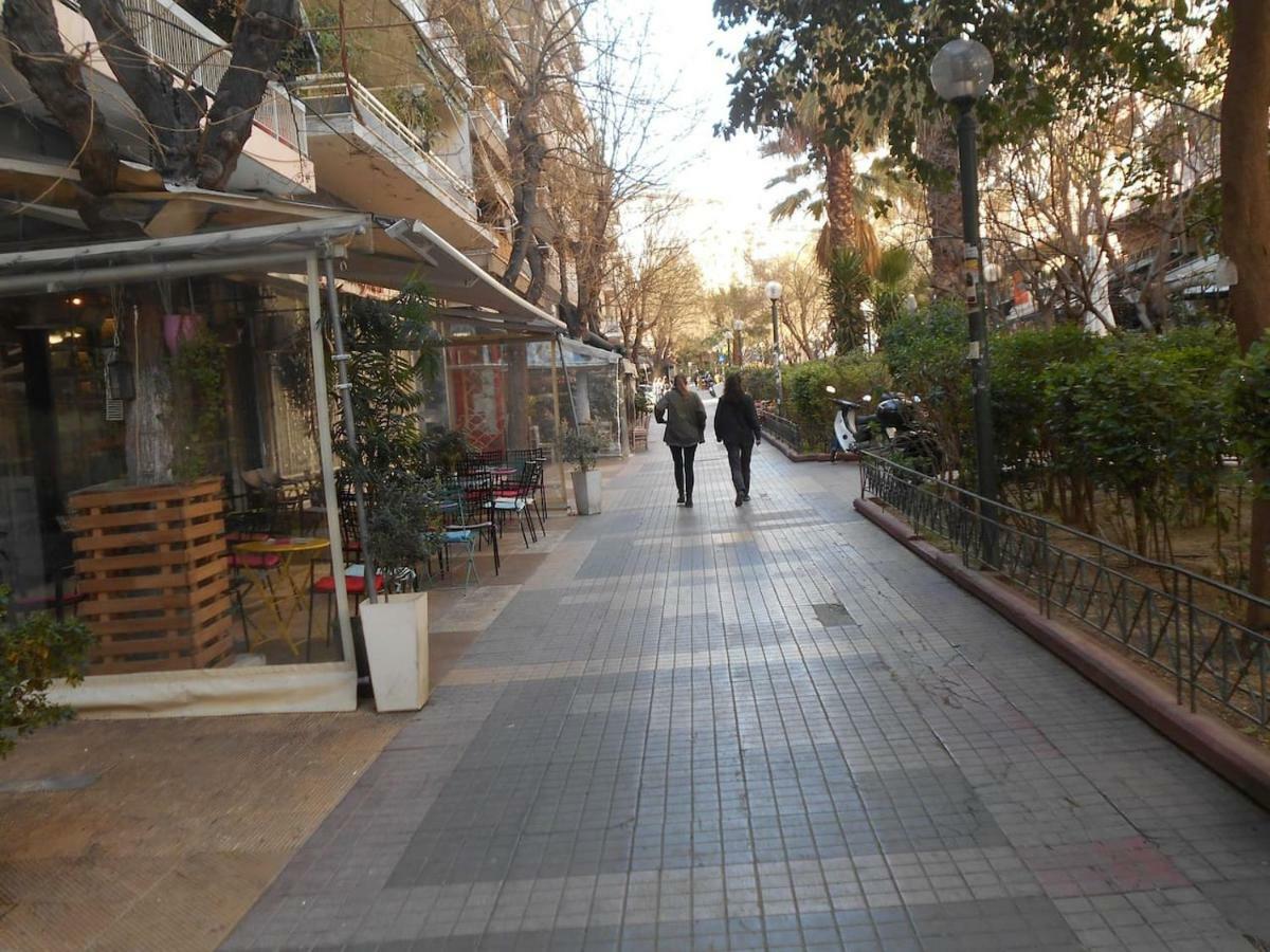 Koukaki-Acropolis Roomy With A Private Veranda Apt. 아테네 외부 사진